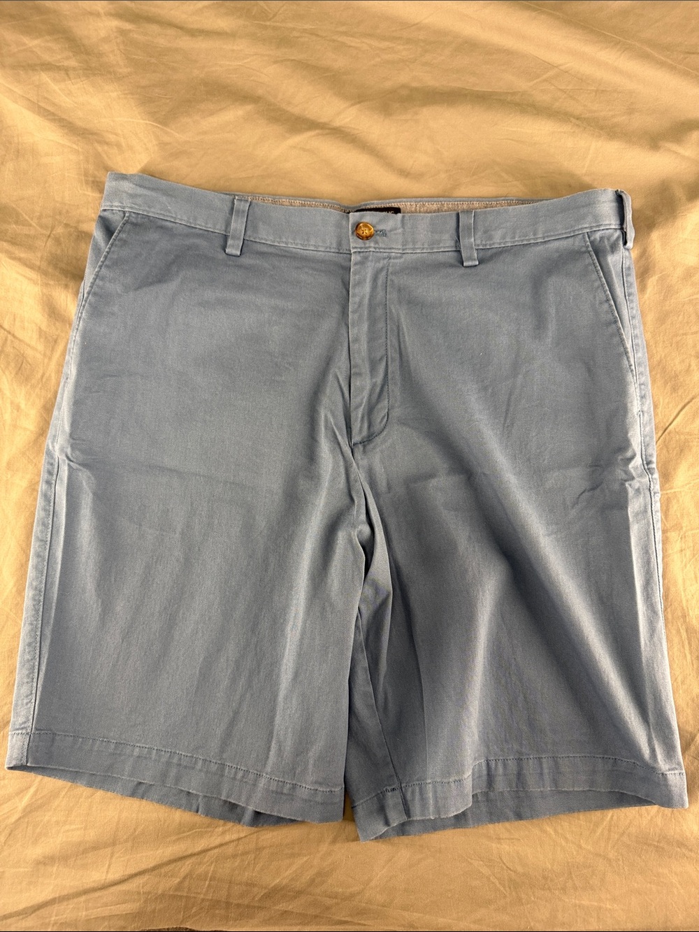Banana Republic Sky Blue Flat-Front Men's Shorts